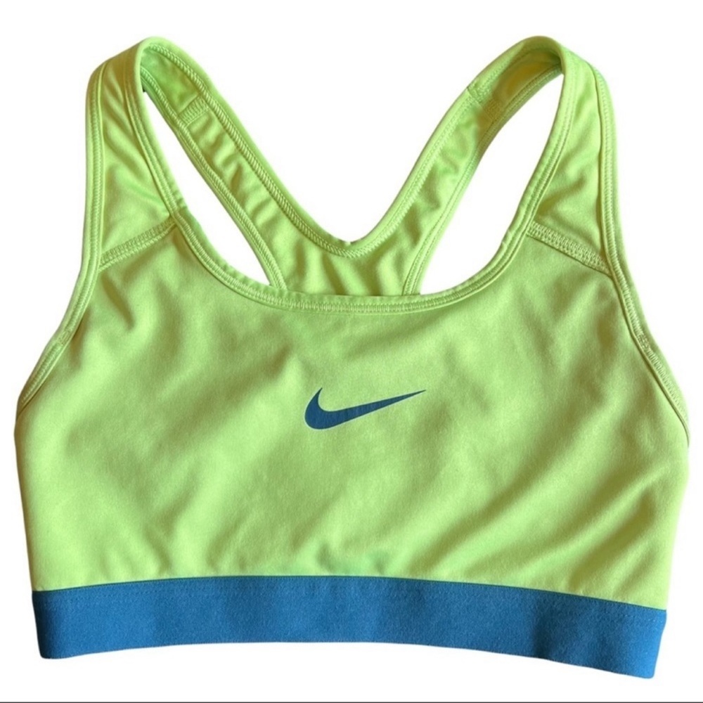 Nike Dri Fit Woman’s Extra Small Lime Green Racerback Sports Bra
